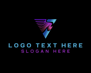 Abstract - Modern Wave Media logo design