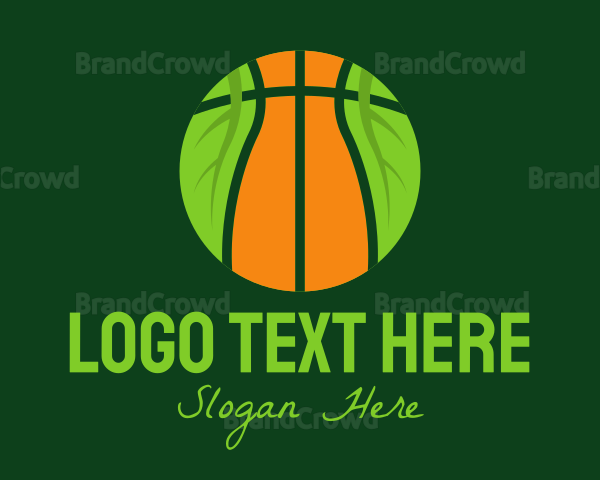 Eco Basketball Nature Logo