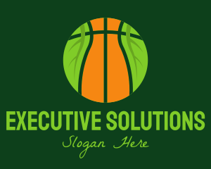 Eco Basketball Nature Logo