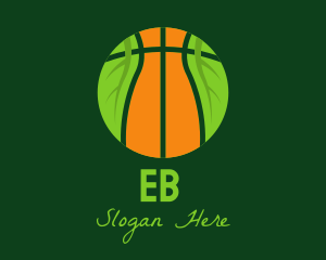 Natural - Eco Basketball Nature logo design