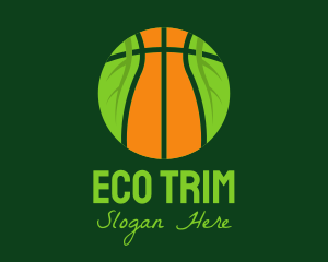 Eco Basketball Nature logo design