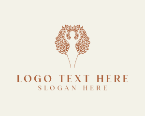 Nature - Organic Nature Beauty Spa logo design