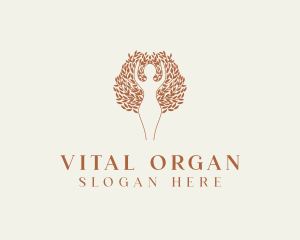 Organic Nature Beauty Spa logo design