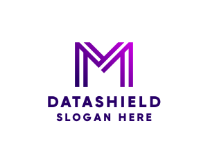 Digital Marketing Letter M Logo
