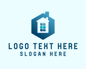 Land Developer - Hexagon House Architecture logo design