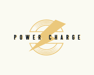 Electric Lightning Power logo design