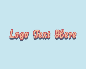 Retro - Fancy Casual Script logo design