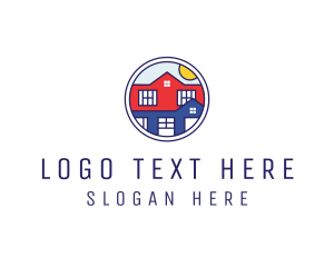 Neighbor - Home Neighborhood Property logo design