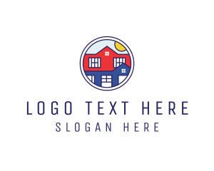 Condo - Home Neighborhood Property logo design