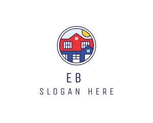 Apartment - Home Neighborhood Property logo design