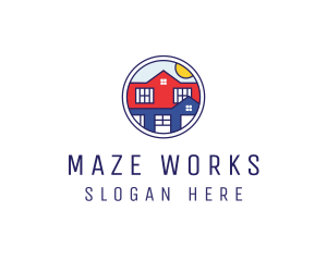 Home Neighborhood Property logo design