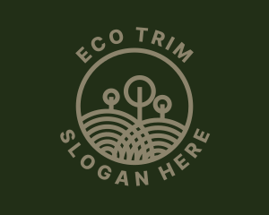 Trees Eco Lawn Care logo design