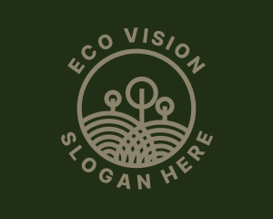 Trees Eco Lawn Care logo design