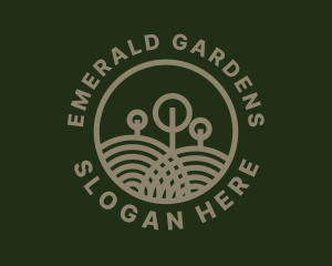 Trees Eco Lawn Care logo design