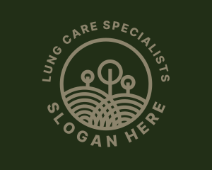 Trees Eco Lawn Care logo design