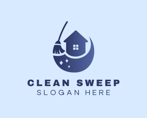 Housekeeping - House Sweep Housekeeping logo design