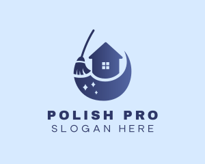 Polish - House Sweep Housekeeping logo design