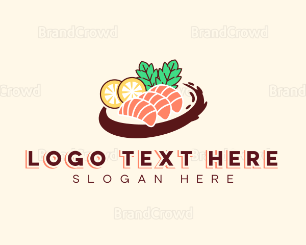 Delicious Asian Sushi Logo