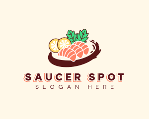 Delicious Asian Sushi Logo