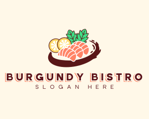 Delicious Asian Sushi logo design