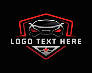 Transport Race Car  Logo