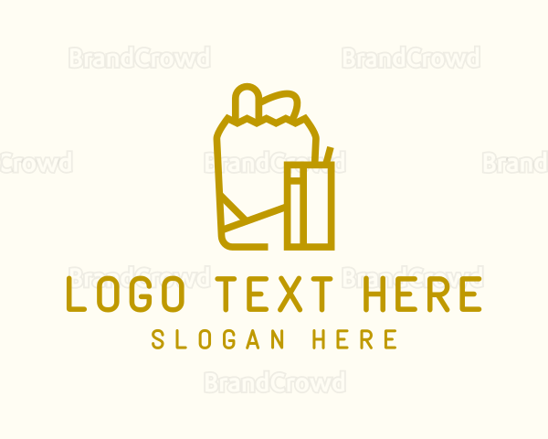 Grocery Food Bag Logo