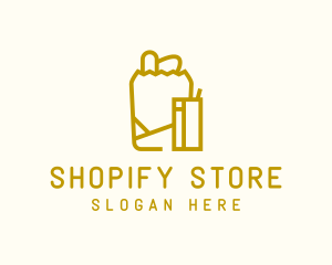 Grocery Food Bag  logo design