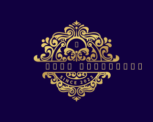 Heraldry - Decorative Royal Vine logo design