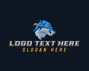 Gamer Animal - Esports Wolf Clan logo design