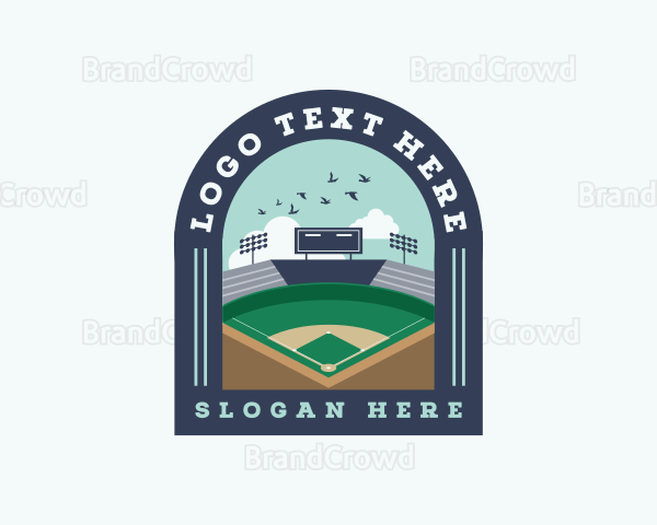 Sports Baseball Field Logo