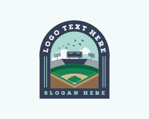 Sports Baseball Field Logo