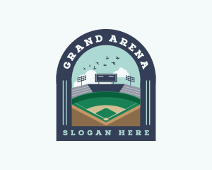 Colosseum - Sports Baseball Field logo design