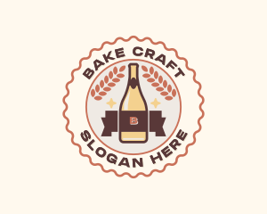 Beer Bottle Brewery logo design