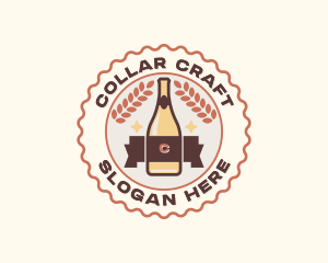 Beer Bottle Brewery logo design