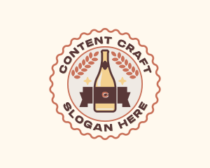 Beer Bottle Brewery logo design