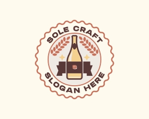 Beer Bottle Brewery logo design