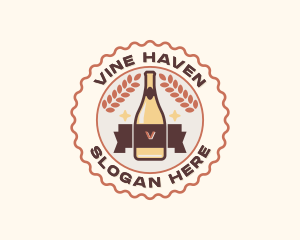 Beer Bottle Brewery logo design