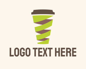 Cofee - Twisted Coffee Cup logo design