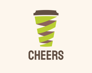 Twisted Coffee Cup  Logo