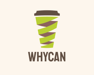 Twisted Coffee Cup  Logo