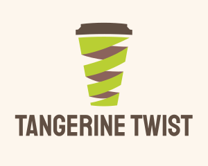 Twisted Coffee Cup  logo design