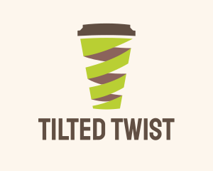 Twisted Coffee Cup  logo design