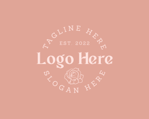 Scent - Whimsical Floral Serif Wordmark logo design