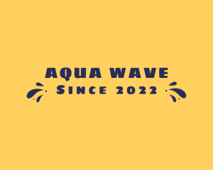 Aqua Summer Splash logo design