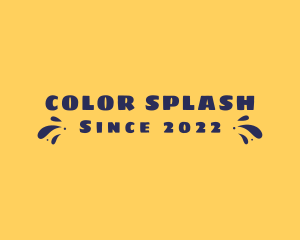 Aqua Summer Splash logo design