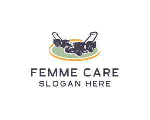 Lawn Care Grass Cutting logo design