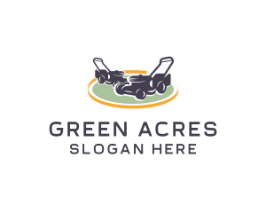 Lawn Care Grass Cutting logo design