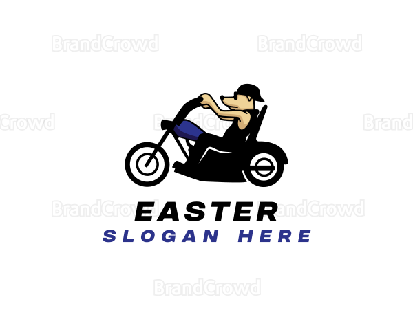 Motorcycle Gang Dog Logo