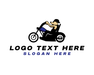Care - Motorcycle Gang Dog logo design