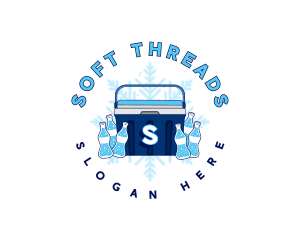 Ice Cooler Soda logo design